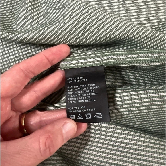 Nautica Long Sleeve Dress/Casual Shirt - Picture 4 of 11